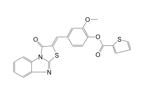 2-thiophenecarboxylic acid, 2-methoxy-4-[(Z)-(3-oxothiazolo[3,2-a]benzimidazol-2(3H)-ylidene)methyl]phenyl ester