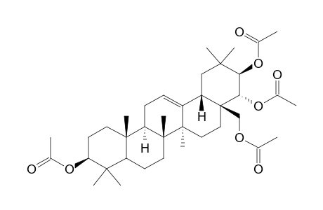 Olean-12-ene-3,21,22,28-tetrol, tetraacetate, (3.beta.,21.beta.,22.alpha.)-