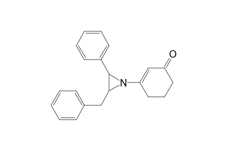 2-Cyclohexen-1-one, 3-[2-phenyl-3-(phenylmethyl)-1-aziridinyl]-