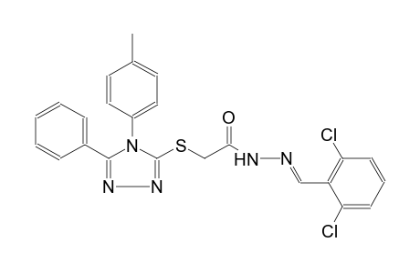 acetic acid, [[4-(4-methylphenyl)-5-phenyl-4H-1,2,4-triazol-3-yl]thio]-, 2-[(E)-(2,6-dichlorophenyl)methylidene]hydrazide