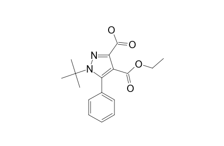 1-TERT.-BUTYL-4-(ETHOXYCARBONYL)-5-PHENYL-1H-PYRAZOLE-3-CARBOXYLIC-ACID