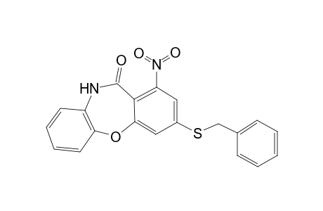 10H-Dibenzo[b,f][1,4]oxazepin-11-one, 3-benzylsulfanyl-1-nitro-