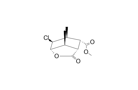 Methyl-(2sr, 10RS)-2-chlor-4-oxa-5-oxotricyclo-[4.3.1.0(3,7)]-decan-10-carboxylate
