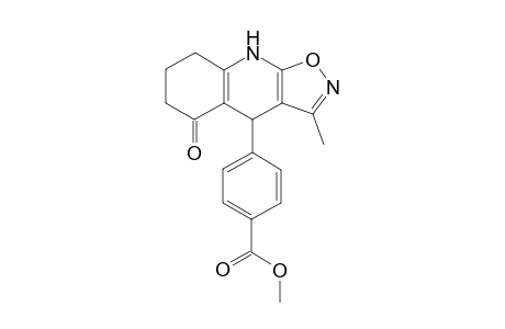 Methyl 4-(3-methyl-5-oxo-4,5,6,7,8,9-hexahydroisoxazolo[5,4-b]quinolin-4-yl)benzoate