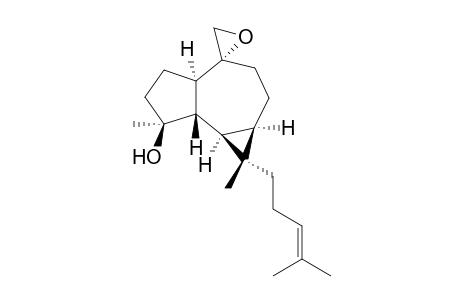 4.beta.-Hydroxy-10,12-.alpha,-epoxy-15-(3-methyl-2-butenyl)aromadendrane