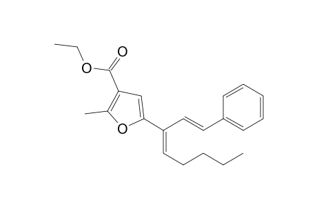 Ethyl 2-methyl-5-((1E,3E)-1-phenylocta-1,3-dien-3-yl)furan-3-carboxylate