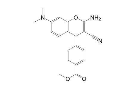 benzoic acid, 4-[2-amino-3-cyano-7-(dimethylamino)-4H-1-benzopyran-4-yl]-, methyl ester