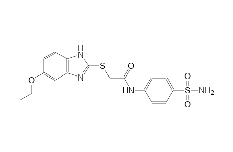 N-[4-(aminosulfonyl)phenyl]-2-[(5-ethoxy-1H-benzimidazol-2-yl)sulfanyl]acetamide