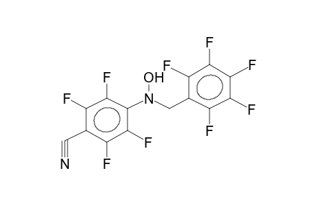 N-PENTAFLUOROBENZYL-N-(4-CYANOTETRAFLUOROPHENYL)HYDROXYLAMINE