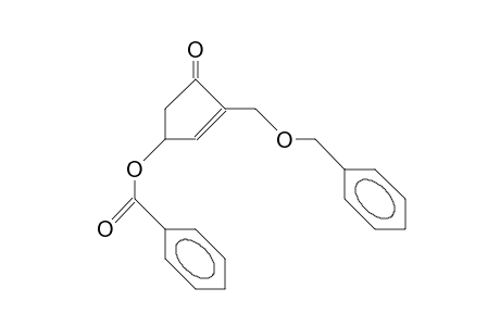 (R)-4-Benzoyloxy-2-benzyloxymethyl-cyclopent-2-enone