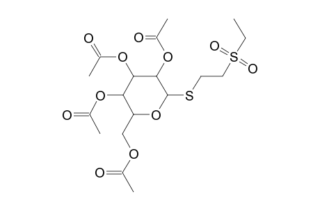 2-(ethylsulfonyl)ethyl 2,3,4,6-tetra-O-acetyl-1-thio-alpha-D-glucopyranoside