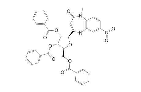 1-METHYL-7-NITRO-4[1-(2,3,5-TRI-O-BENZOYL-BETA-D-RIBOFURANOSYL)-OXO]-1,3-DIHYDRO-2H-BENZODIAZEPIN-2-ONE