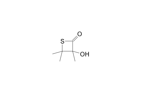 3-Hydroxy-3,4,4-trimethylthietan-2-one