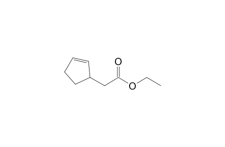 2-(1-cyclopent-2-enyl)acetic acid ethyl ester