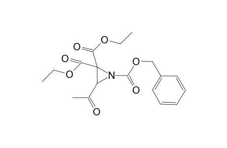 2,2-Diethyl 1-Benzyl 3-acetylaziridine-1,2,2-dicarboxylate