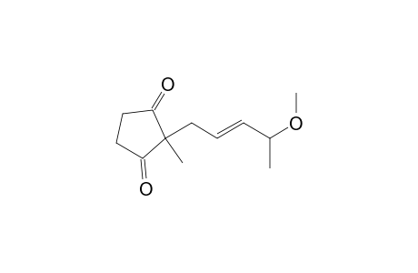 1,3-Cyclopentanedione, 2-(4-methoxy-2-pentenyl)-2-methyl-