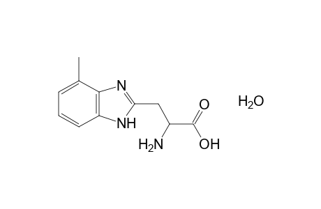alpha-AMINO-4-METHYL-2-BENZIMIDAZOLEPROPIONIC ACID, HYDRATE