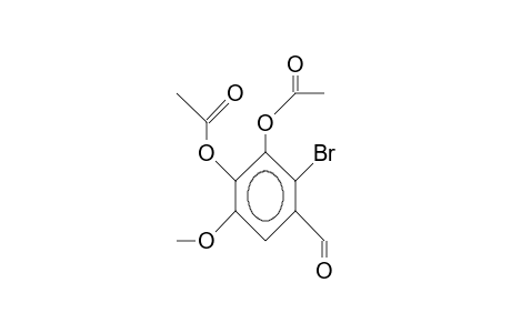 3,4-Diacetoxy-2-bromo-5-methoxy-benzaldehyde