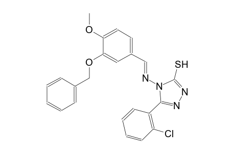 4-({(E)-[3-(benzyloxy)-4-methoxyphenyl]methylidene}amino)-5-(2-chlorophenyl)-4H-1,2,4-triazole-3-thiol