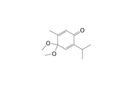 2-Isopropyl-4,4-dimethoxy-5-methylcyclohexa-2,5-dienone