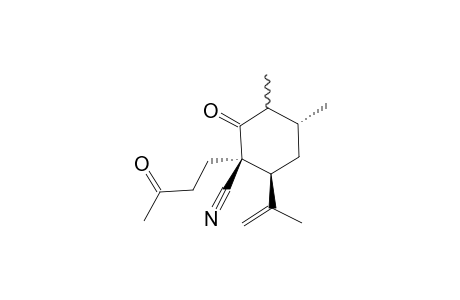 (1S,3S,4R,6S)-6-Isopropenyl-3,4-dimethyl-2-oxo-1-(3-oxobutyl)cyclohexanecarbonitrile