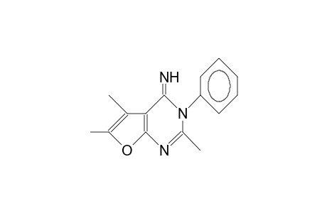 3-Phenyl-2,5,6-trimethyl-furo(2,3-D)pyrimidin-4(3H)-imine