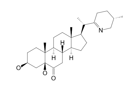 EBEIETINONE;25(S)-22,26-IMINOCHOLESTA-22N-EN-3-BETA,5-BETA-DIOL-6-ONE