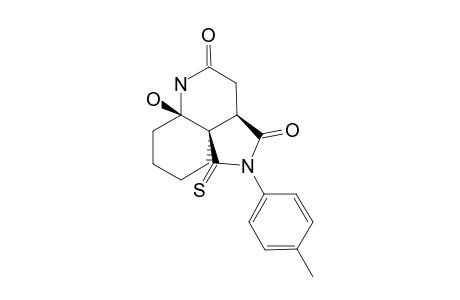 (3AR,6ARS,10ARS)-6A-HYDROXY-2-(4-METHYLPHENYL)-1-THIOXO-DODECAHYDRO-PYRROLO-[3,4-D]-QUINOLINE-3,5-DIONE