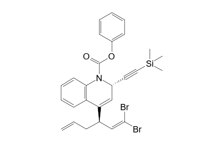 Phenyl (2S)-4-[(R)-1,1-Dibromohexa-1,5-dien-3-yl]-2-[(trimethylsilyl)ethynyl]-1,2-dihydroquinoline-1-carboxylate