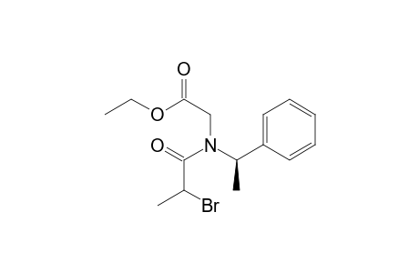 Ethyl 2-(2-bromo-N-((R)-1-phenylethyl)propanamido)acetate