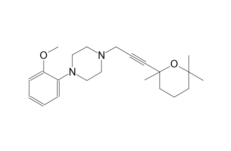 piperazine, 1-(2-methoxyphenyl)-4-[3-(tetrahydro-2,6,6-trimethyl-2H-pyran-2-yl)-2-propynyl]-