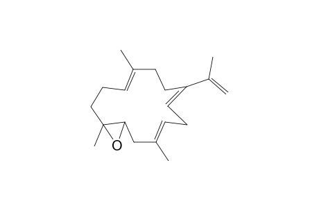 15-Oxabicyclo[12.1.0]pentadeca-4,6,10-triene, 4,10,14-trimethyl-7-(1-methylethenyl)-