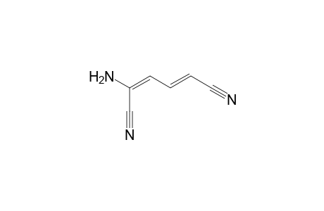 (2E,4E)-2-aminohexa-2,4-dienedinitrile