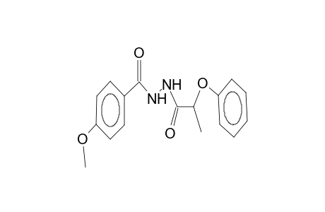 N'-(4-methoxybenzoyl)-2-phenoxypropanoic acid hydrazide