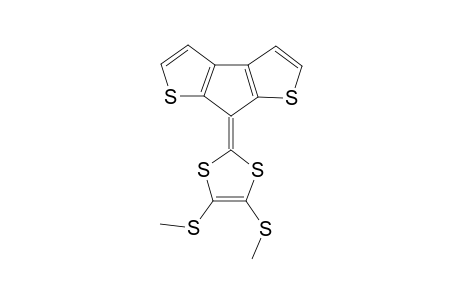 7-[4,5-Di(methylthio)-1,3-dithiol-2-ylidene]-7H-cyclopenta[1,2-b;4,2-b']dithiophene