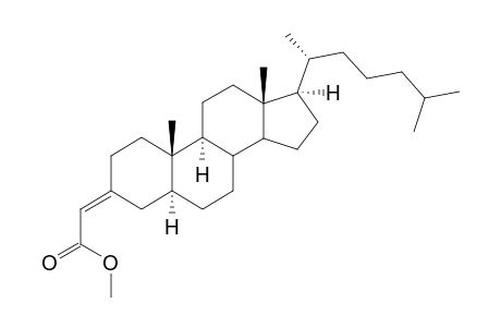 (E)-3-(Acrylic acid)-5.alpha.-cholestane,methyl ester