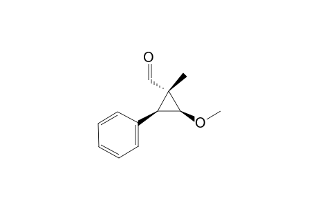 trans,trans-2-Methoxy-1-methyl-3-phenylcyclopropanecarbaldehyde