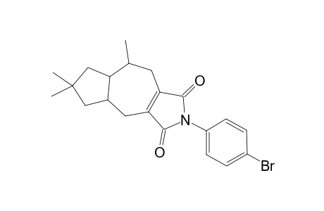 2,2,4-Trimethyl-4,5-dihydro-1,3,8H-6,7-dcarboximdo(4-bromophenyl)azulene