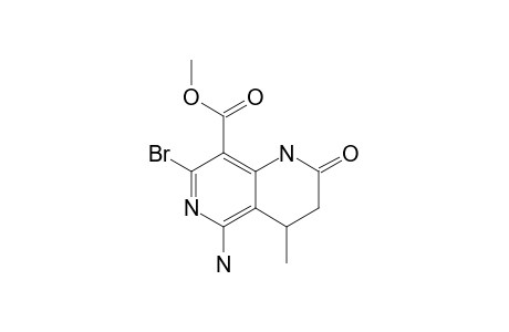 5-AMINO-7-BrOMO-1,2,3,4-TETRAHYDRO-8-METHOXYCARBONYL-4-METHYL-1,6-NAPHTHYRIDIN-2-ONE