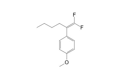 1-(1,1-difluorohex-1-en-2-yl)-4-methoxybenzene
