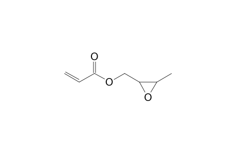 acrylic acid (3-methyloxiran-2-yl)methyl ester