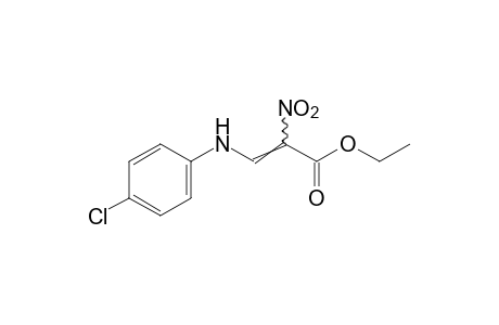 3-(p-chloroanilino)-2-nitroacrylic acid, ethyl ester