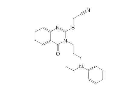 acetonitrile, [[3-[3-(ethylphenylamino)propyl]-3,4-dihydro-4-oxo-2-quinazolinyl]thio]-