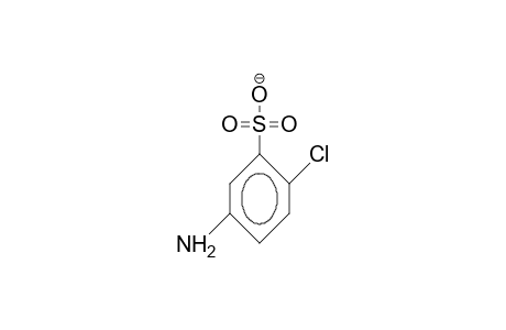 5-Amino-2-chloro-benzenesulfonate anion