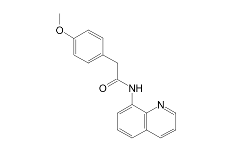 2-(4-Methoxyphenyl)-N-(quinolin-8-yl)acetamide