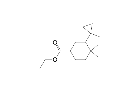 Ethyl 4,4-dimethyl-3-(1-methylcyclopropyl)cyclohexanecarboxylate