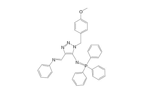4-[(N-phenylimino)methyl]-1-(p-methoxybenzyl)-5-[(triphenylphosphoranylidene)amino]-1H-[1,2,3]triazole