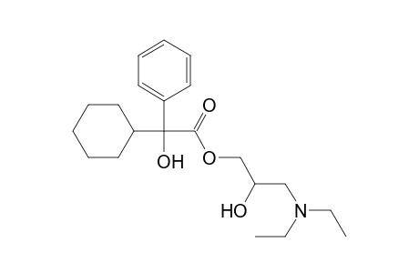 3-(Diethylamino)-2-hydroxypropyl cyclohexyl(hydroxy)phenylacetate