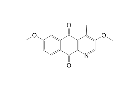 3,7-Dimethoxy-4-methylbenzo[h]quinoline-5,10-dione