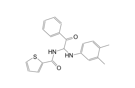 2-thiophenecarboxamide, N-[1-[(3,4-dimethylphenyl)amino]-2-oxo-2-phenylethyl]-